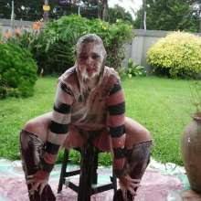 Darkabyss445: Slimed and Pied in My Sexy Winter Attire