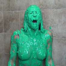 Jayce: Slimed Model's Challenge!  Gross Savory Gunging 2 Nude!  4k!