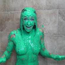 Jayce: Slimed Model's Challenge!  Gross Savory Gunging 2 Nude!  4k!