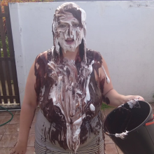Darkabyss445: The Sweet Taste of Chocolate Sauce and Creampie
