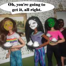 Twilight Man: The Diminutive Divas:  Pie Face Game 2