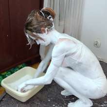 Your Wet Cat: 2 I Came Home from a Party and Got into the Paint
