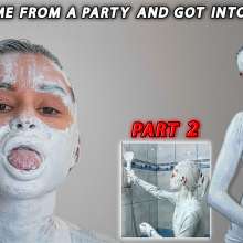 Your Wet Cat: 2 I Came Home from a Party and Got into the Paint