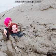 DungeonMasterOne: Maude and Honeysuckle mud-drenched in cute outfits!