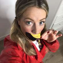 bsmessybakery: Bondage school girl