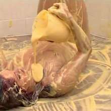 WSMProductions: Amanda and Kirsty Separately Explore Wet Then Messy Play