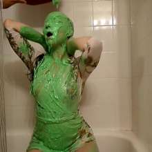 Slimed Models: One of Our Sexiest Green Slimings Ever