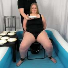 CheekyLuna: Cheekyluna's Tied Pied Stripped and Slimed