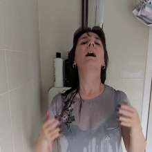 FSChloe: Chloe Gets Her Leather Skirt Hot and Wet