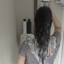 FSChloe: Chloe Gets Her Leather Skirt Hot and Wet