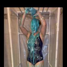 Chloe of PieroProductions: Chloe G Is... Swimsuit Gunged