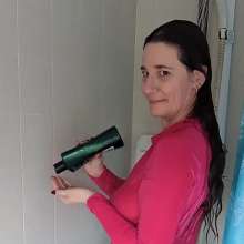 FSChloe: Chloe Takes A Short Skirt Shower