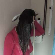 FSChloe: Chloe Takes A Short Skirt Shower