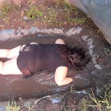 Darkabyss445: Drama Queen Gets Her Muddy Humiliation