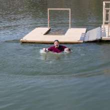 JD and Messy Andi: Andi's Arctic Plunge