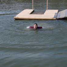 JD and Messy Andi: Andi's Arctic Plunge