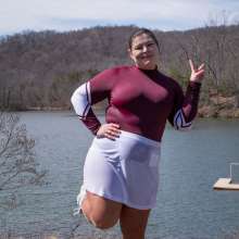 JD and Messy Andi: Andi's Arctic Plunge