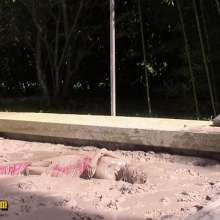 FOXY: Evening dress in mud 2