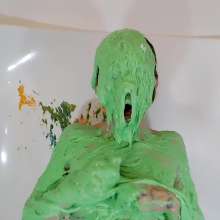 RevSlymsford: Kaydens Pink Bikini / Rainmac Cake Batter Wanking Fun.