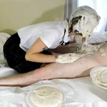 RevSlymsford: Kaydens: Schoolgirl's Multiple Frosting Pie Face Blowjob