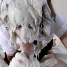 RevSlymsford: Kaydens: Schoolgirl's Multiple Frosting Pie Face Blowjob