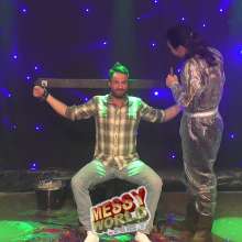 LiquidX: Chris Ronson tied to Cross and Pied/Gunged