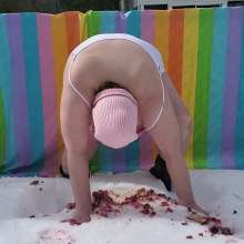 The_Intrigued_WAMers: Mrs Solo in the Snow with a Berry Pie
