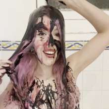 Mia_Mur: Pouring Chocolate on My Messy Hair and Chest