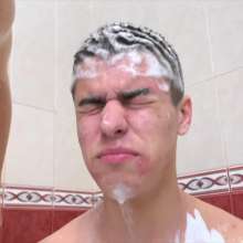 Wet Live Team: Ruslan and Danio's Fun--soap Meeting--lots of Soap!