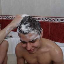 Wet Live Team: Ruslan and Danio's Fun--soap Meeting--lots of Soap!
