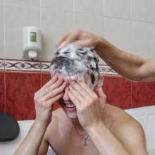 Wet Live Team: Ruslan and Danio's Fun--soap Meeting--lots of Soap!