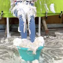 PieZone: New Hot Blonde Gets Piezone Treatment