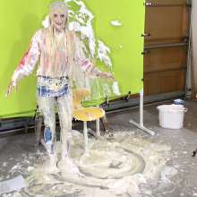 PieZone: New Hot Blonde Gets Piezone Treatment