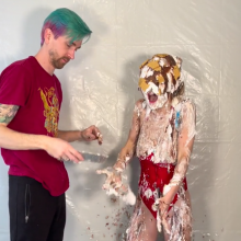 Slimed Models: Eliza Takes Our First-ever Cake, and Our Biggest Pie Scene Ever