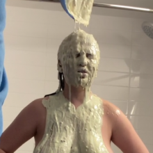 Slimed Models: The Notorious Playboy Model Gets Our Fish Slime, Naked!
