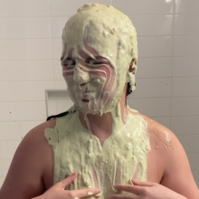 Slimed Models: The Notorious Playboy Model Gets Our Fish Slime, Naked!