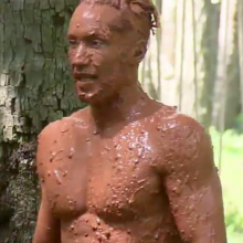 parsus153: French Model and Dancer Covers Himself in Mud Twice