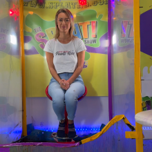 steven306: Lauren Louise in the gunge tank with socks