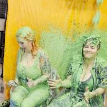 somedude82: Starrly and Zoey Get Each Other Green Slimed on Yscdtotv