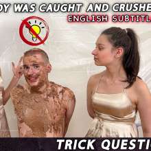 Your Wet Cat: Stupid Boy Was Caught and Crushed by Pies | Trick Questions