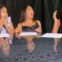 RevSlymsford: At Cafe 'I Don't Know'  Ana Ensures Her Pals Get Slimed