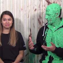 Anglefan: India's co-host gets slimed