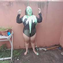 Darkabyss445: Unsuspecting Thick Fluffy Slime WAM