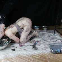 VioletVixen: Photoset: Violet and Squishes' Messy Lesbian Foot Worship