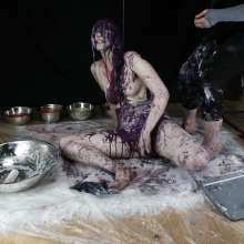 VioletVixen: Photoset: Violet and Squishes' Messy Lesbian Foot Worship