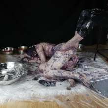 VioletVixen: Photoset: Violet and Squishes' Messy Lesbian Foot Worship