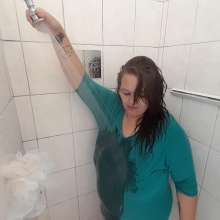 Darkabyss445: Wet and Soapy Shower Fun