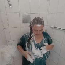 Darkabyss445: Wet and Soapy Shower Fun