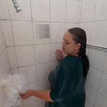 Darkabyss445: Wet and Soapy Shower Fun
