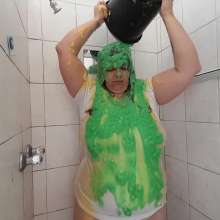 Darkabyss445: White Shirt Trashed with Thick Gunge